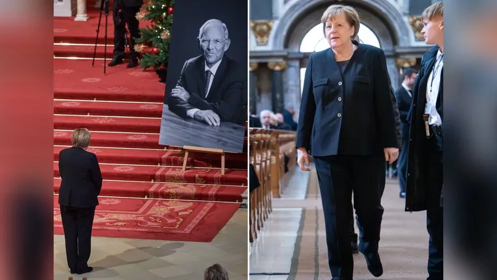 Trauerfeier für Wolfgang Schäuble: Auch Angela Merkel nimmt Abschied