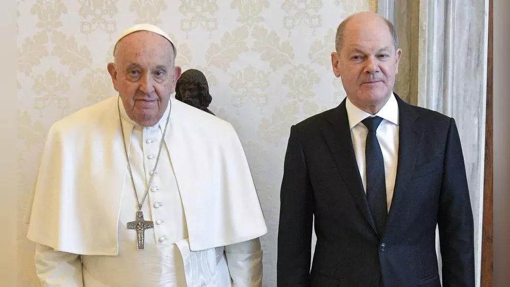 Olaf Scholz: Privataudienz beim Papst