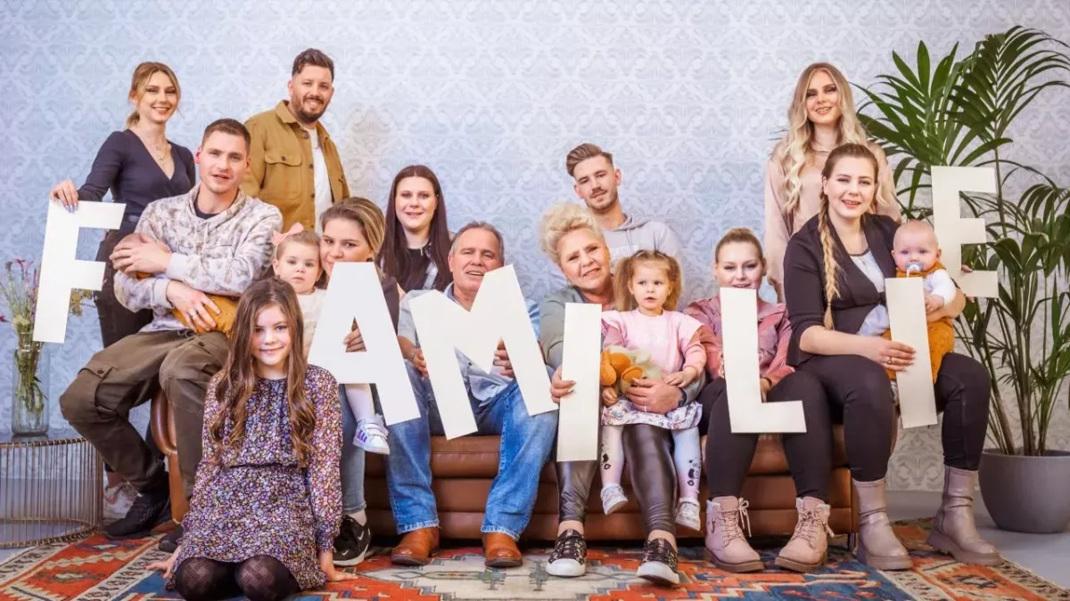 Die Wollnys, Silvia Wollny, Weihnachten, Enkelkinder, Familienfoto, Emory, Casey, Püppi, Aurelio