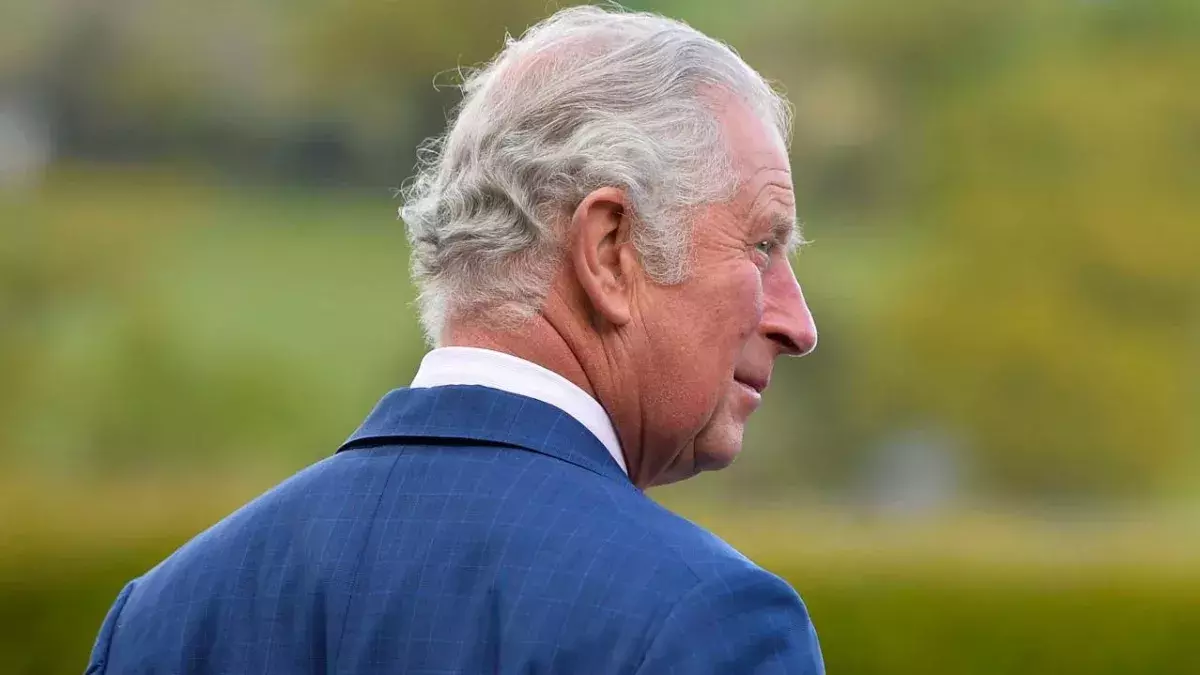 Prinz Charles im Portrait in Nordirland